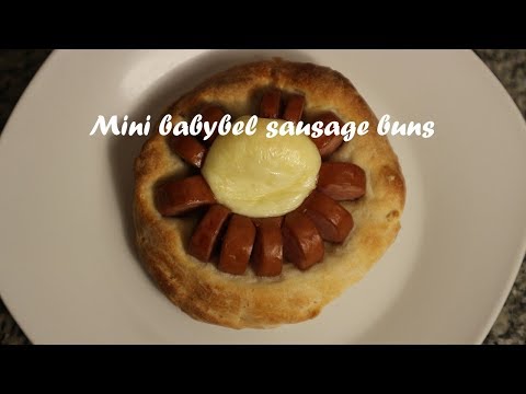 Mini babybel sausage buns recipe