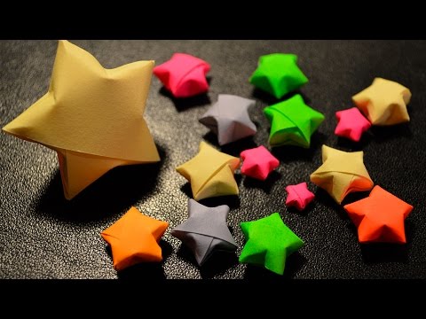 Origami: How to Make Paper Lucky Stars