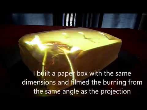 Projection Mapped Cake