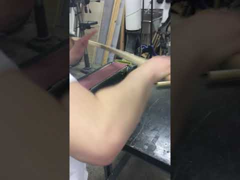 Sharpening Sword using belt sander