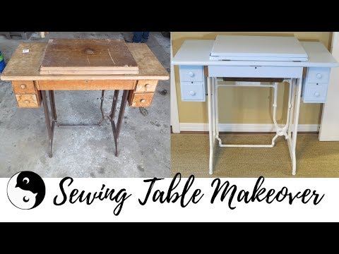 Singer Sewing Table Makeover | Birdz of a Feather