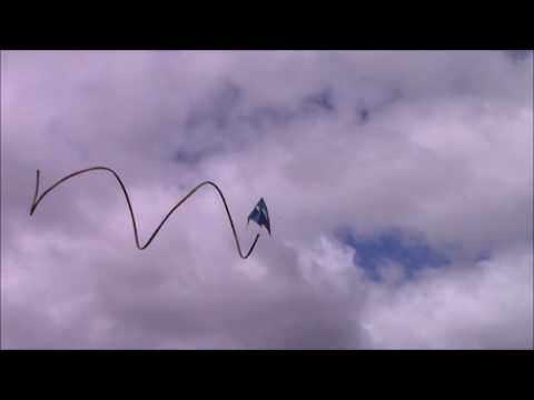 Spiral Rainbow Kite Tail