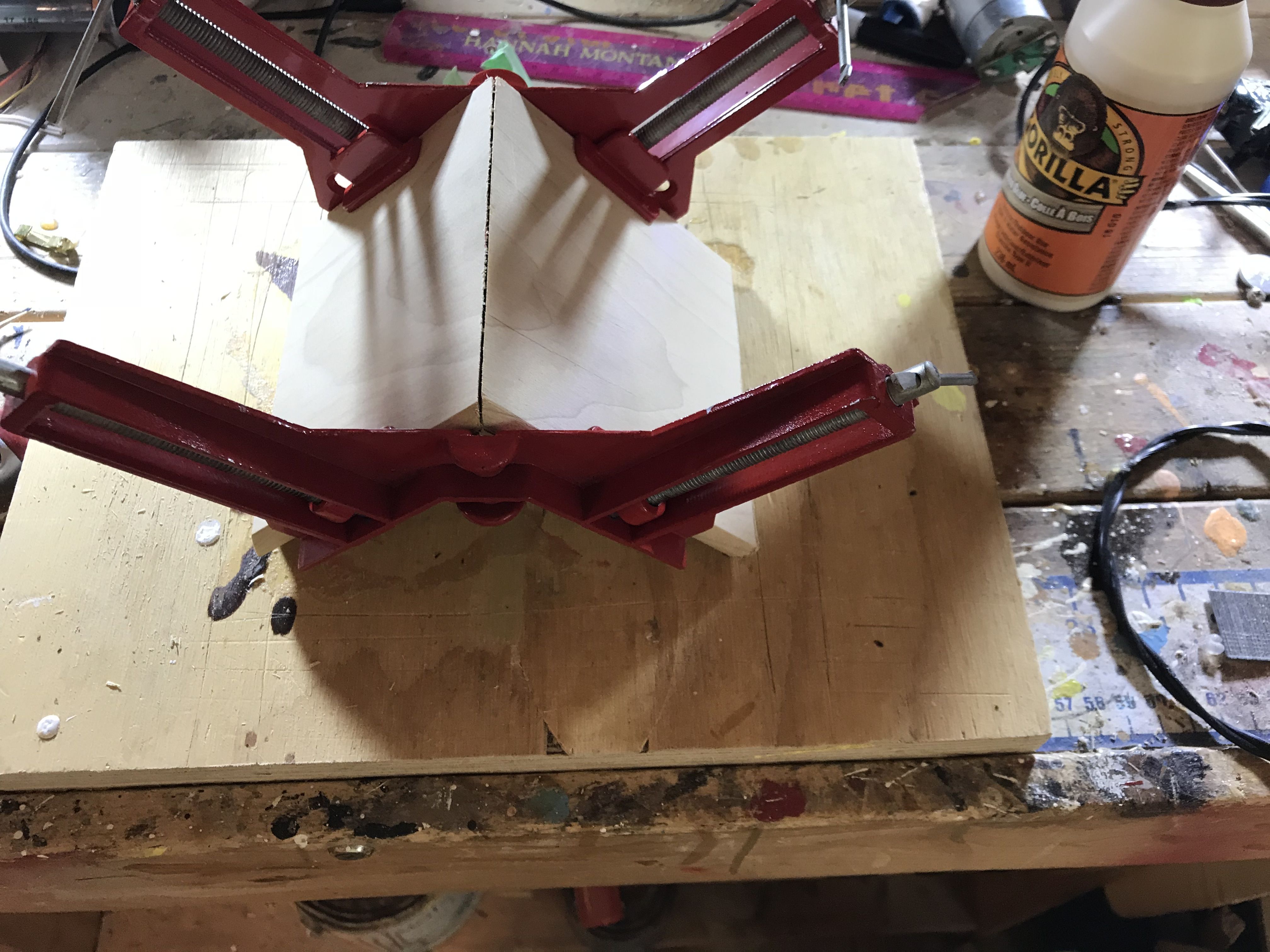 Step 4e - corner clamped.JPG