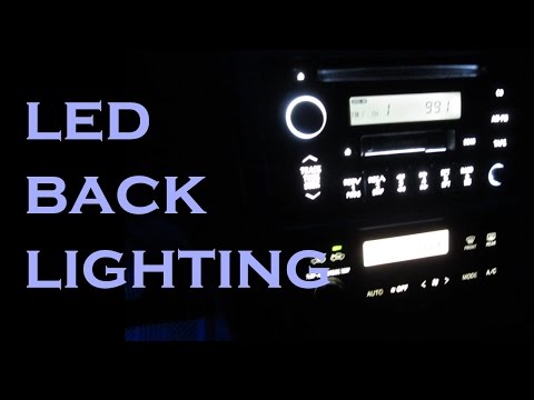 Stereo and HVAC LED Backlighting Upgrade