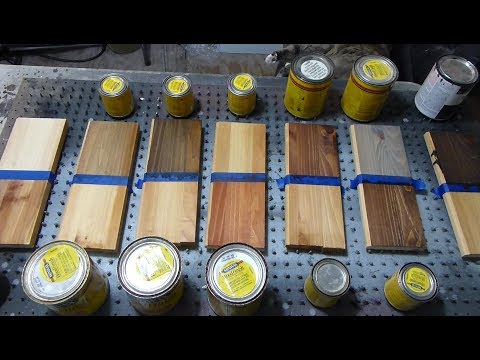 The Affects of different Stains on White Pine wood