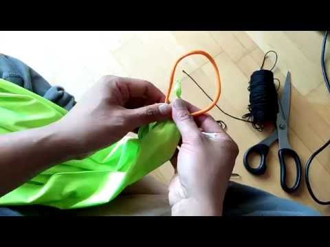 Tying tent loop