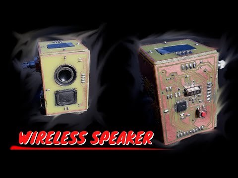 Wireless speaker made of PCB