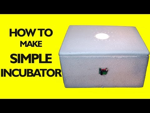 homemade incubator for chicken eggs - thermocole incubator - simple incubator - Manual incubator