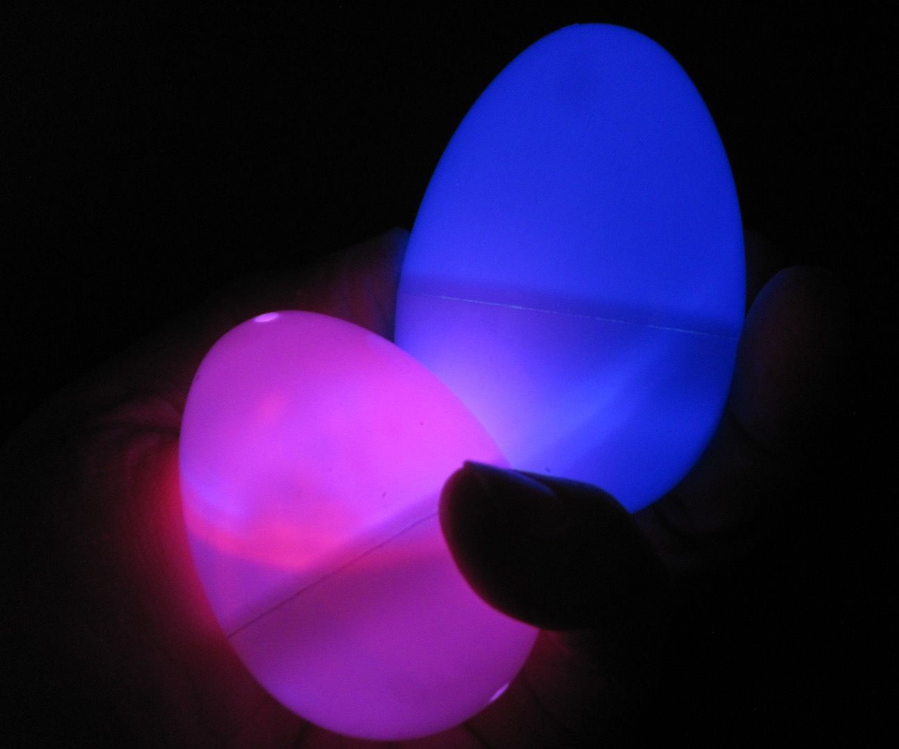 Easter Eggs That Glow and Change Color