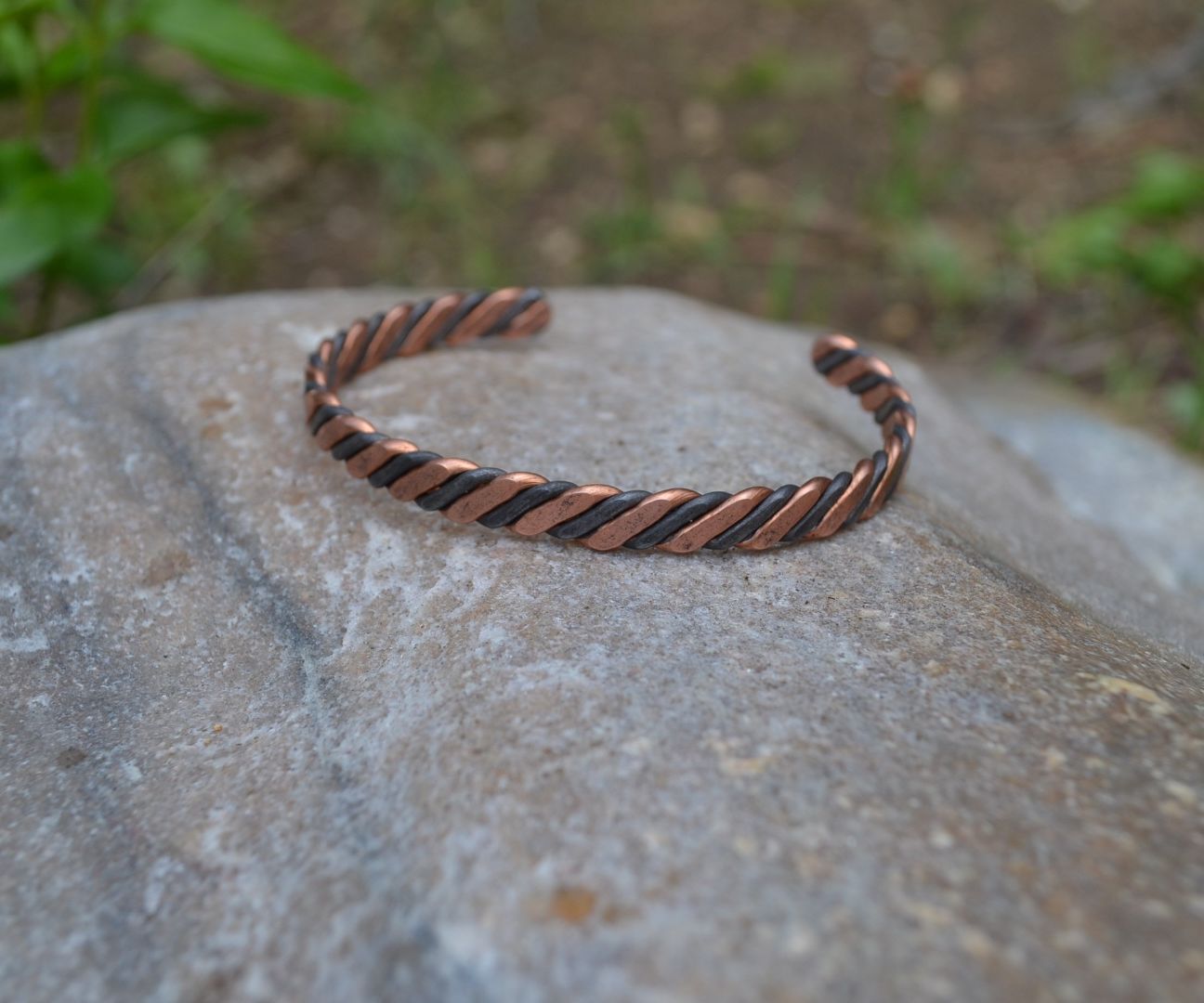 Hardware Store Steel and Copper Bracelet