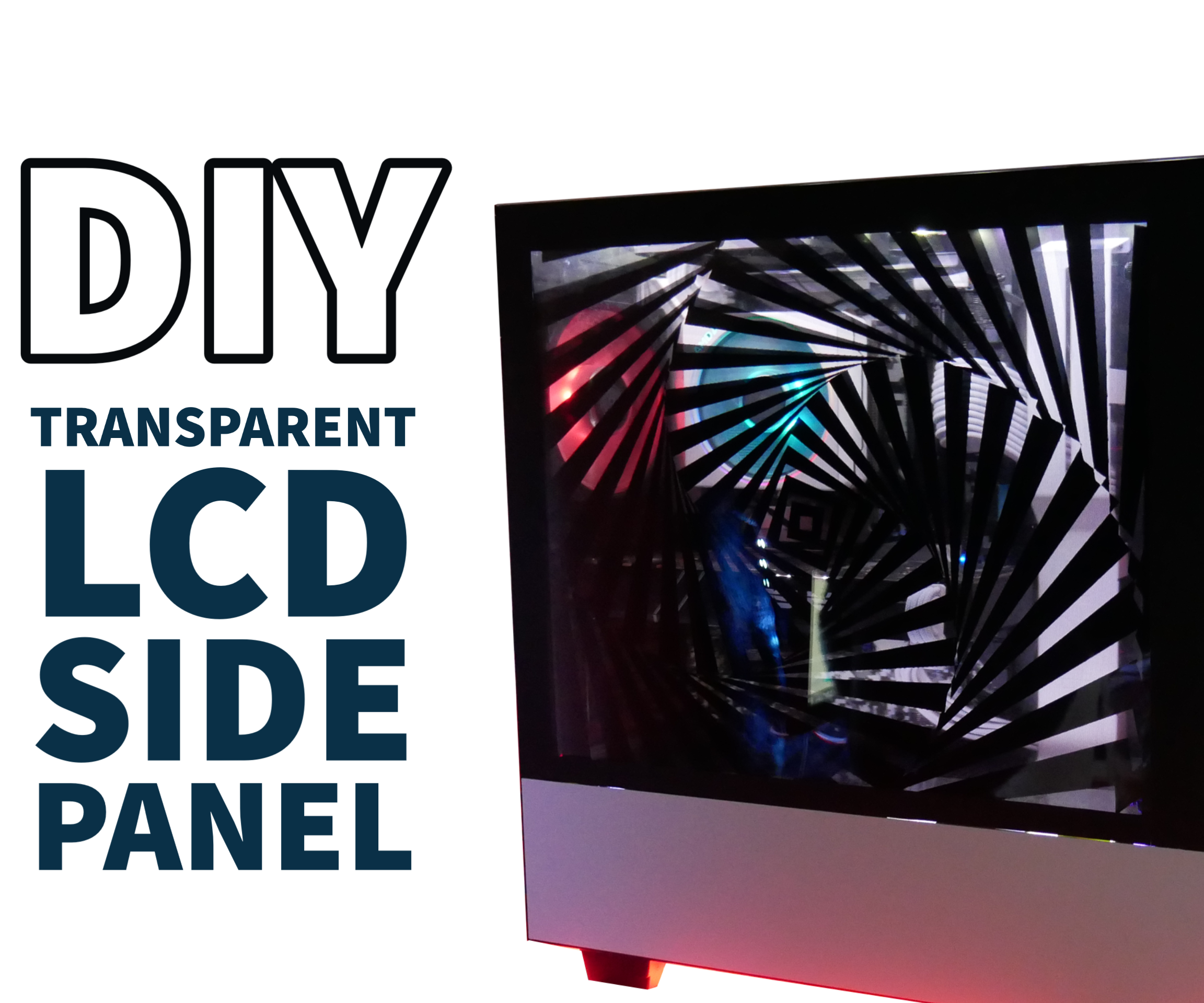 DIY Transparent Side Panel From a Recycled Monitor!