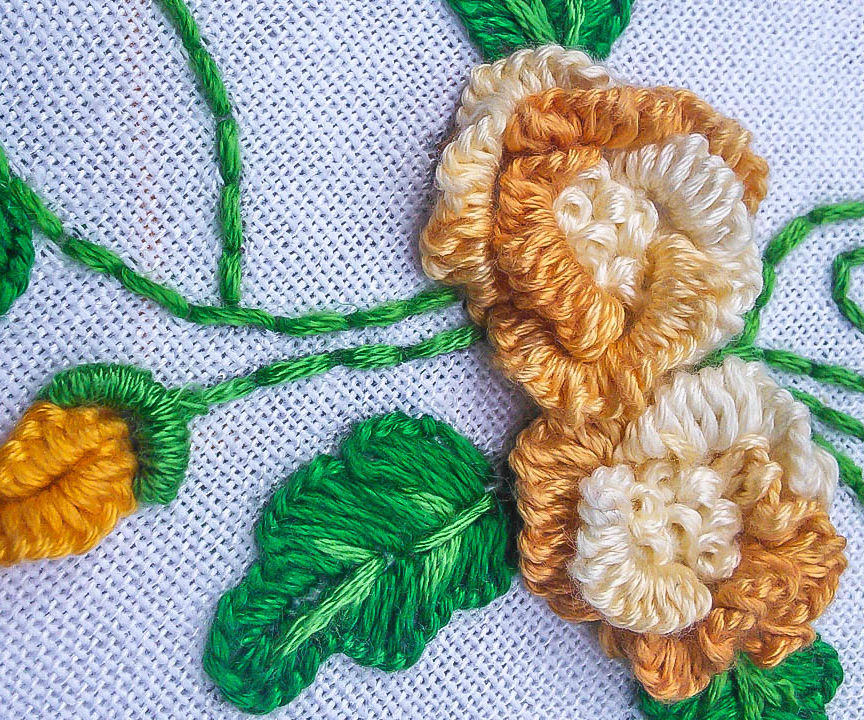 Hand Embroidery Flower