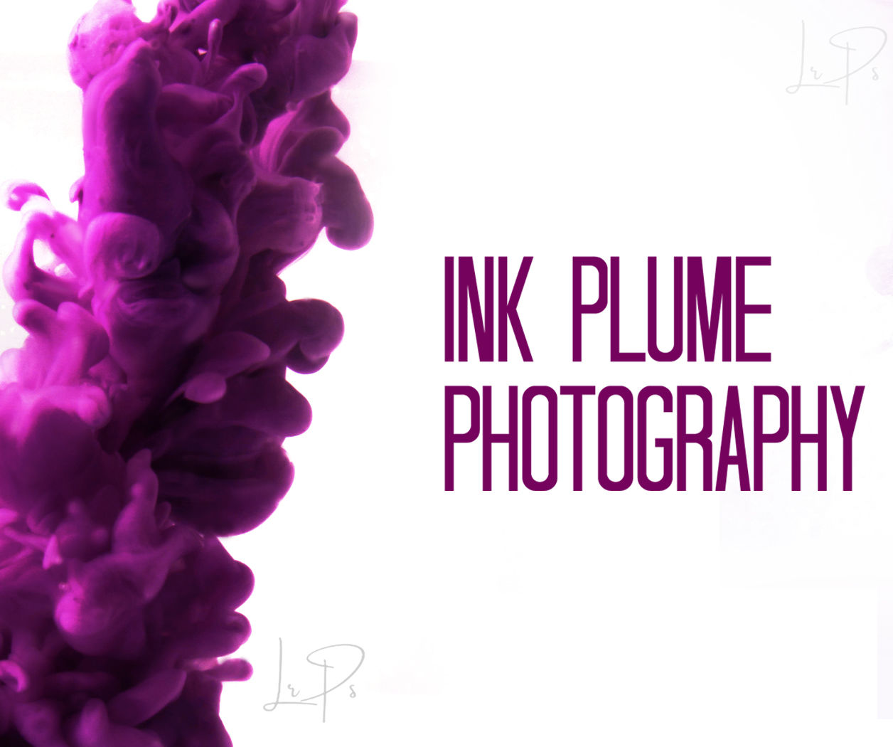 High Speed Coloured Ink Plume Photography