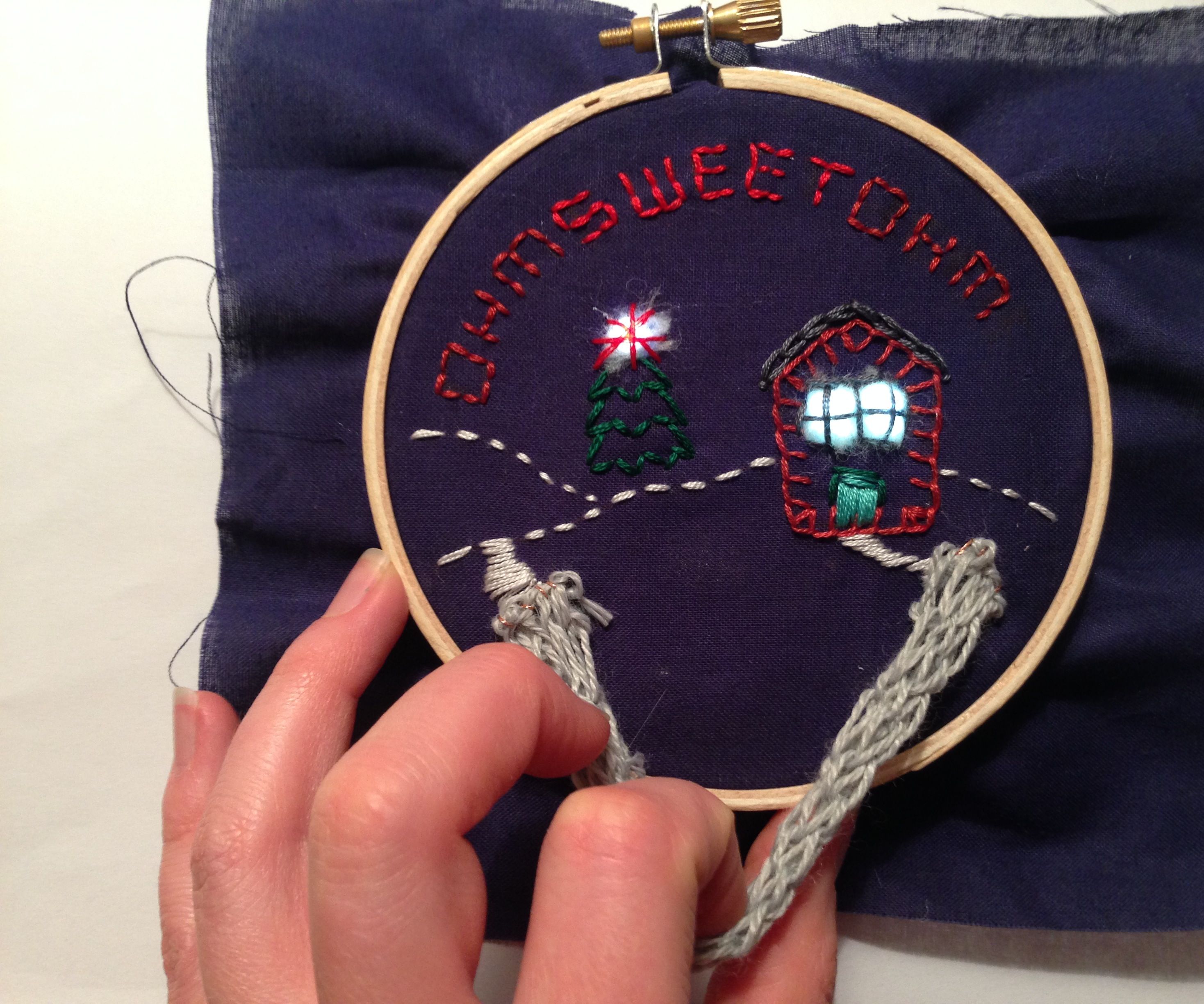 Embroidered Circuits: Ohm Sweet Ohm