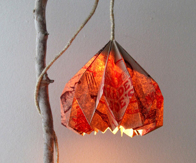 Grocery Bag Pendant Lamp