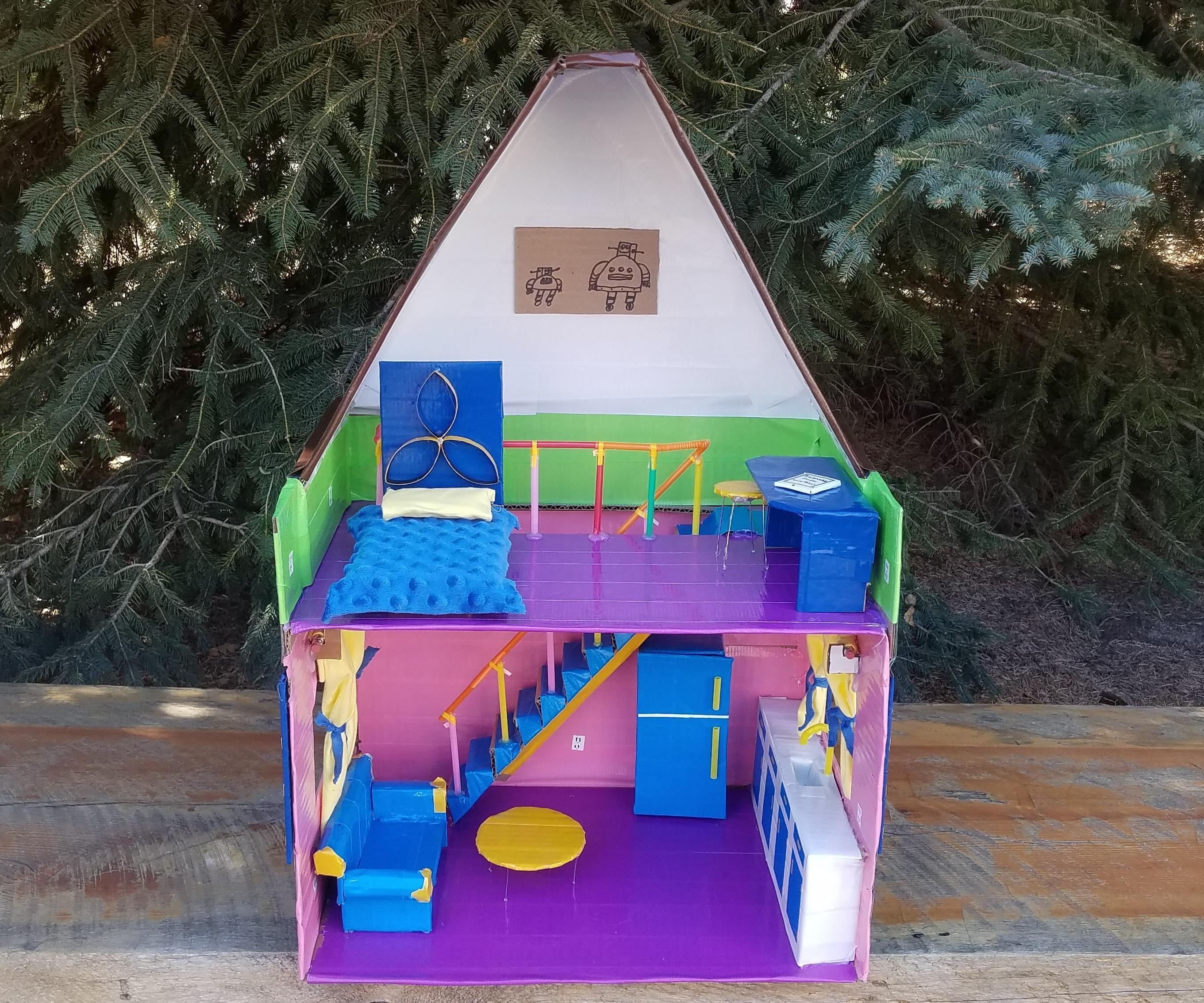 Cardboard Doll House